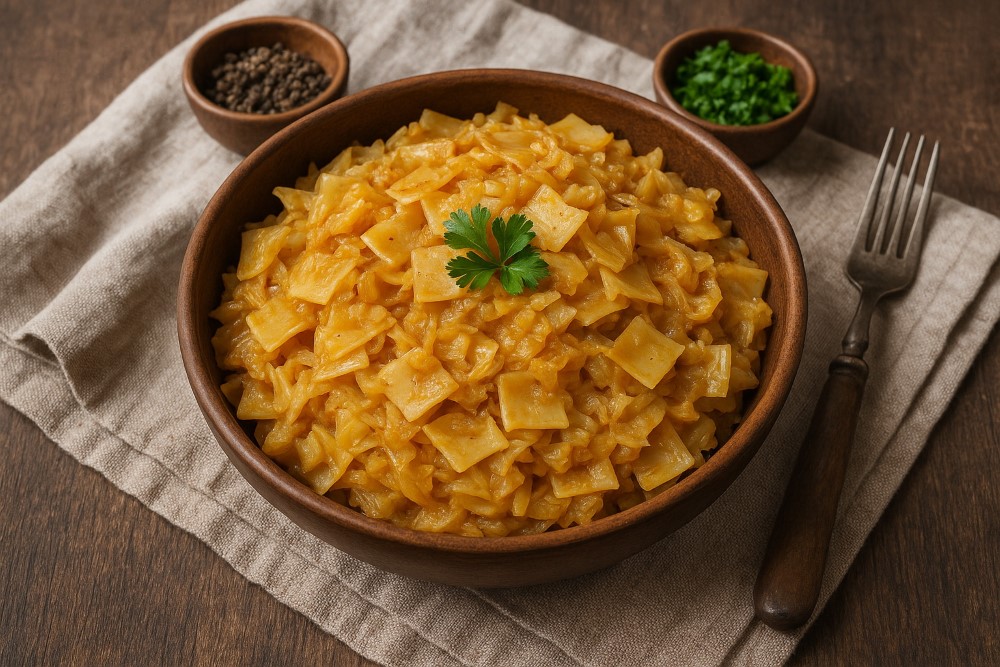Krpice sa zeljem – Kroatische Krautfleckerl