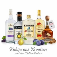 Rakija aus Kroatien und den Balkanländern