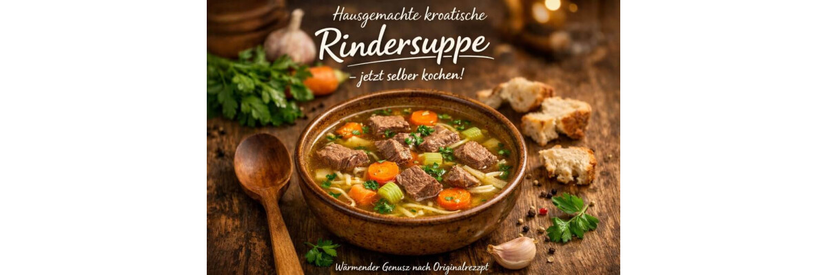 Rezept für Hausgemachte Rindersuppe - Rezept für Hausgemachte Rindssuppe