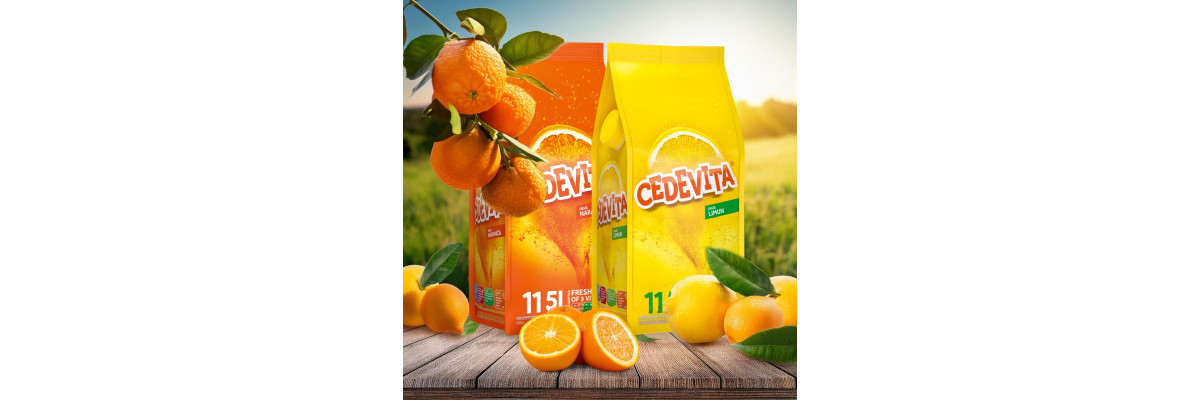 Cedevita Orange und Zitrone in der XL Packung - Neu im Shop - Cedevita Orange und Zitrone in der XL Packung