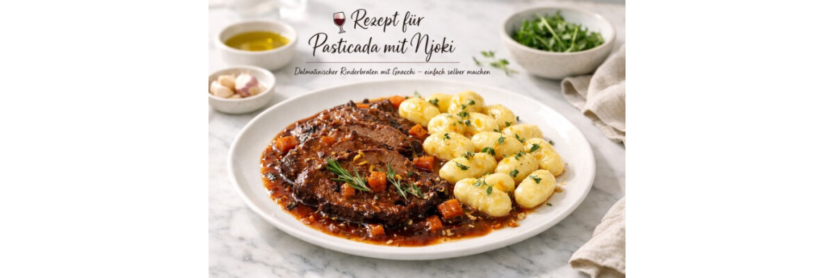 Pašticada – Dalmatinischer Rinderschmorbraten mit Gnocchi - Authentisches Rezept für Pašticada – Dalmatinischer Rinderschmorbraten mit Gnocchi