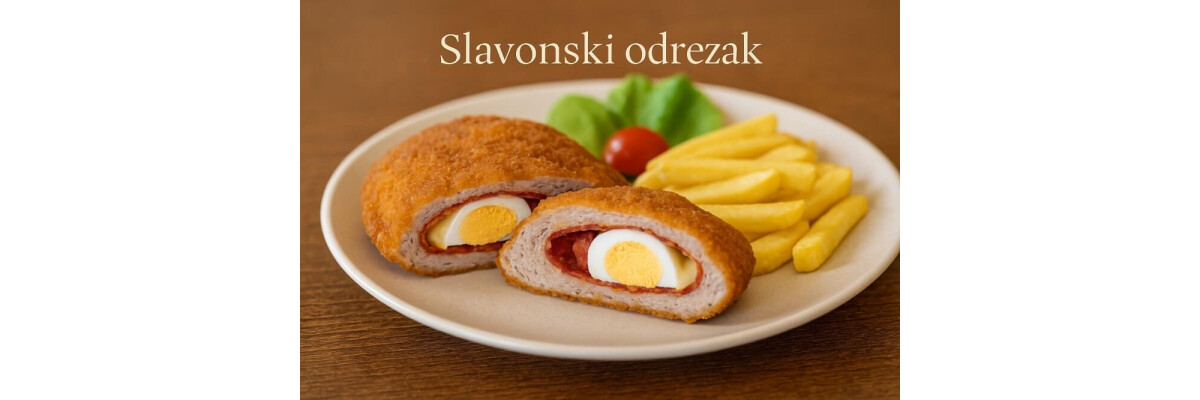 Slavonski odrezak (Slawonisches gefülltes Schnitzel) - Slavonski odrezak – Herzhaftes gefülltes Schnitzel aus Slawonien
