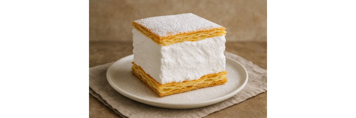 Šampita – Traditioneller Schaumkuchen - Šampita Rezept – Traditionelles Dessert mit Blätterteig und Baiserfüllung