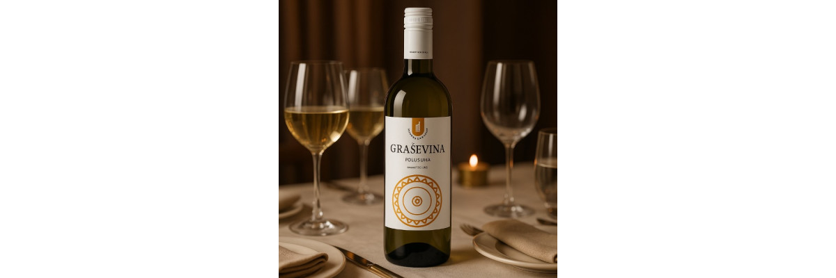 Graševina Đakovačka Vina – Kroatischer Weißweingenuss aus Slawonien - Graševina Đakovačka Vina – Halbtrockener Weißwein aus Kroatien entdecken