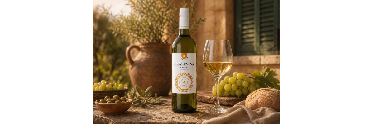 Graševina Đakovačka Vina – Kroatischer Weißweingenuss aus Slawonien - Graševina Đakovačka Vina – Halbtrockener Weißwein aus Kroatien entdecken