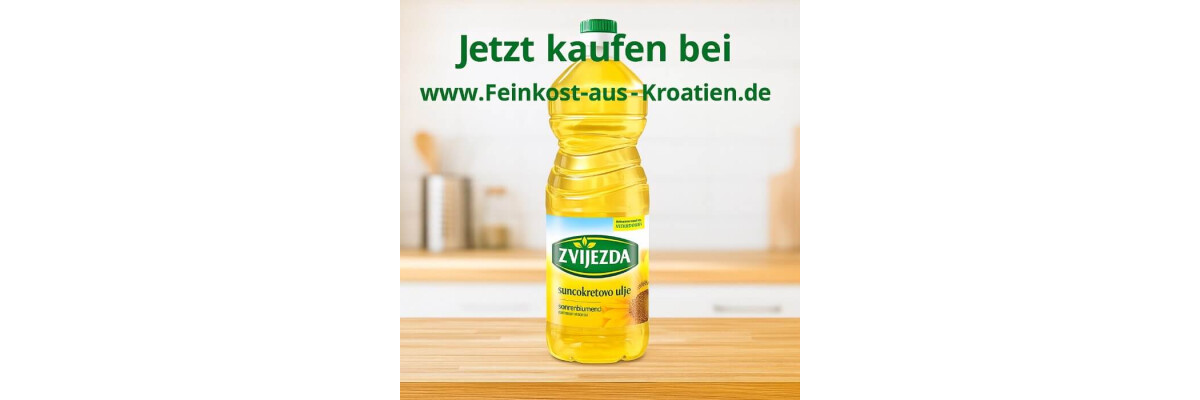 Produktvorstellung: Zvijezda Sonnenblumenöl – Das unverzichtbare Öl für jede Küche - Zvijezda Sonnenblumenöl – Qualität, die Ihre Küche bereichert