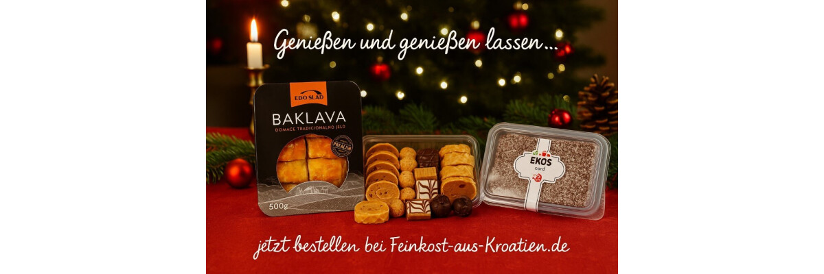 Süße Klassiker aus Kroatien – entdecke Madarica, Baklava &amp; Čupavci in unserem Onlineshop - Kroatische Kuchen kaufen – Madarica, Baklava &amp; Čupavci | Feinkost aus Kroatien