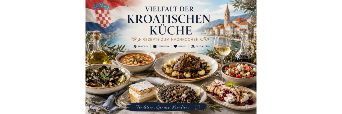 Vielfalt der kroatischen Küche – Regionen, Gerichte &amp; Zutaten - Kroatische Küche – traditionelle Rezepte &amp; Spezialitäten aus Kroatien