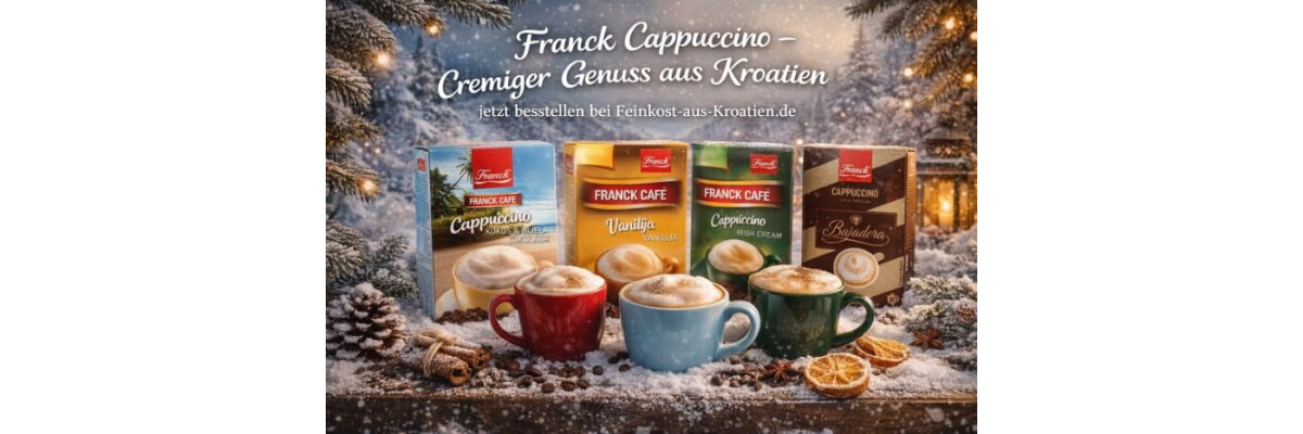 ☕ Entdecke die Cappuccino-Vielfalt von Franck – Kroatischer Genuss für jeden Tag - Franck Cappuccino aus Kroatien – Alle Sorten &amp; Geschmacksrichtungen entdecken