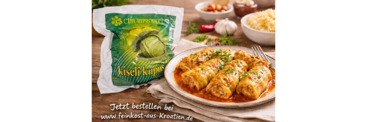 ? Kiseli kupus aus Istrien – Traditioneller Genuss für echte Lieblingsgerichte - Kiseli kupus aus Istrien – Perfekt für Sarma &amp; Eintöpfe | Feinkost aus Kroatien