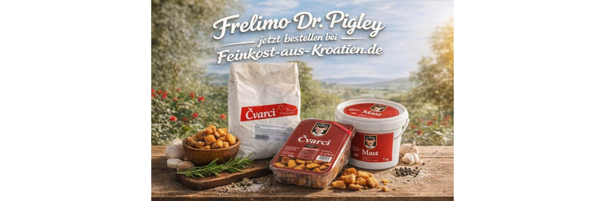 ? Kroatische Hausmannskost pur: Schweinefett &amp; Cvarci von Frelimo - Frelimo Schweinefett &amp; Cvarci – Kroatische Spezialitäten mit Tradition