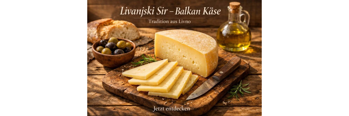 🧀 Livanjski Sir – Balkan-Hartkäse einfach erklärt - Livanjski Sir – Balkan Käse erklärt + original kaufen
