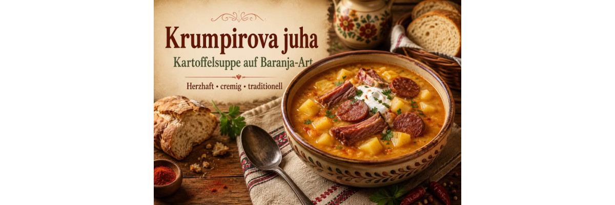 Krumpirova juha na baranjski način Rezept – Baranja-Kartoffelsuppe - Krumpirova juha na baranjski način – Kroatische Kartoffelsuppe aus Baranja