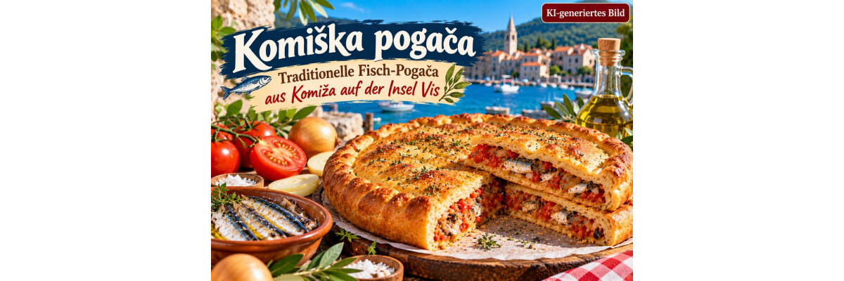 Komiška pogača – traditionelles Rezept von der Insel Vis - Komiška pogača – Rezept von der Insel Vis | Kroatien