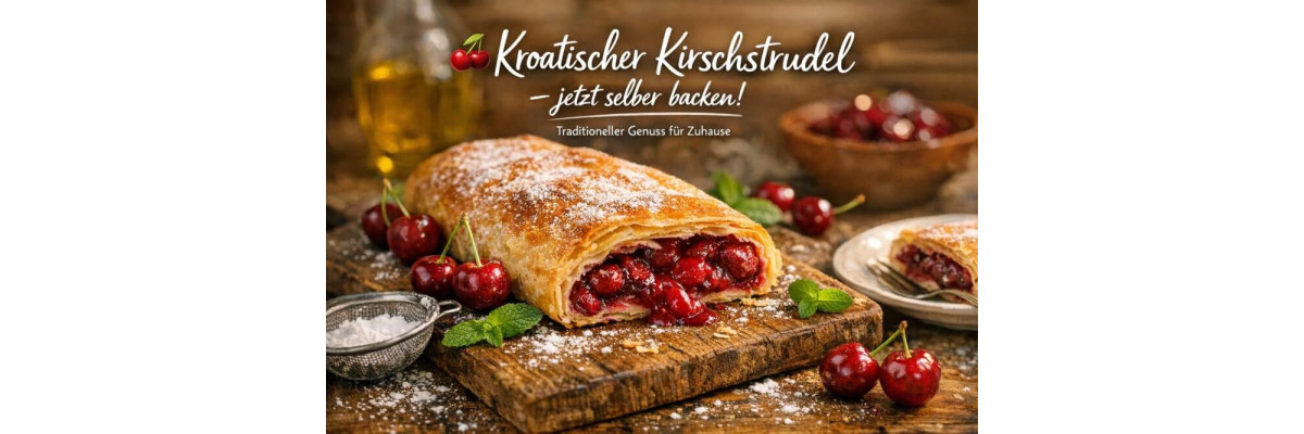 Kroatischer Kirschstrudel Rezept – Štrudla od višanja - Kroatischer Kirschstrudel – Štrudla od višanja Rezept