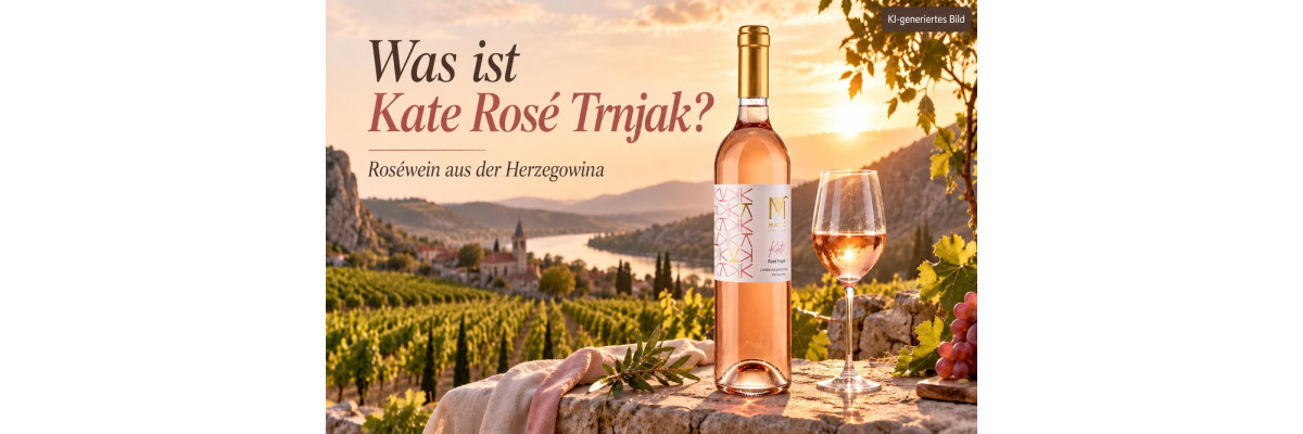 Was ist Kate Rosé Trnjak? Roséwein von Majić aus der Herzegowina erklärt - Kate Rosé Trnjak von Majić – Rosé aus Herzegowina erklärt