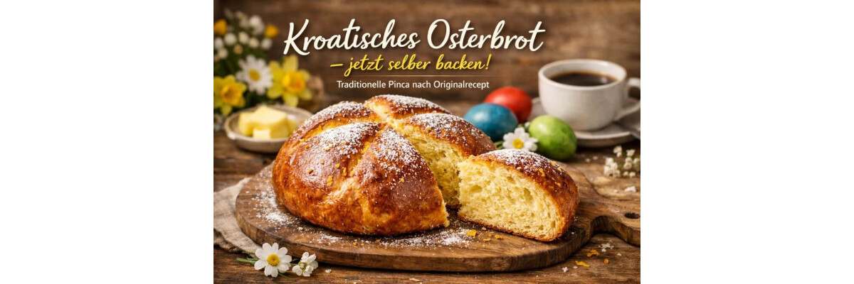 Rezept für Osterbrot - Osterbrot – süßes Hefebrot zu Ostern