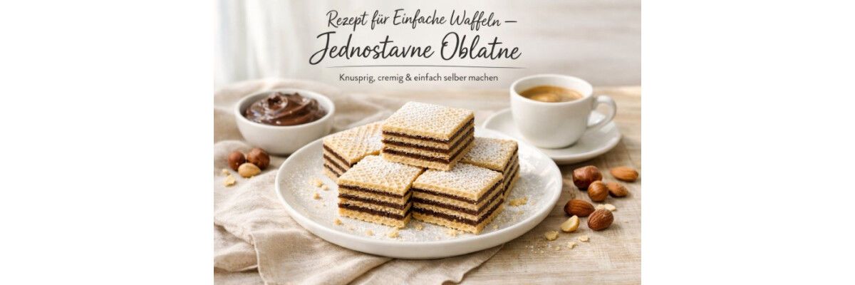 Rezept für Gefüllte Waffeln – Punjene Oblatne - Kochrezept für Gefüllte Waffeln – Punjene Oblatne