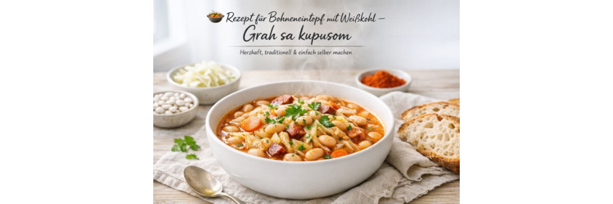 Bohneneintopf mit Sauerkraut - Kochrezept Bohneneintopf mit Sauerkraut