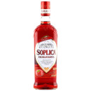 Soplica Erdbeer Likör Truskawkowa 26% vol. 500ml + 1 Glas Gratis