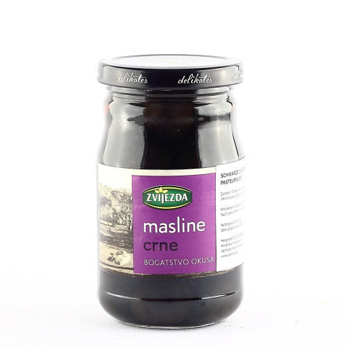 Oliven schwarz  - masline crne Zvijezda 350g