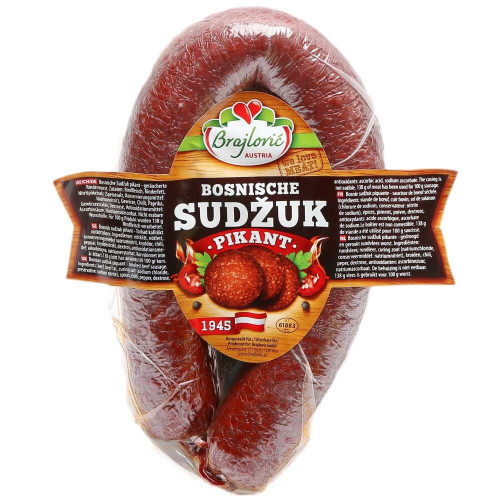 Brajlovic Bosnischer Sudzuk Pikant Rinderwurst 400g