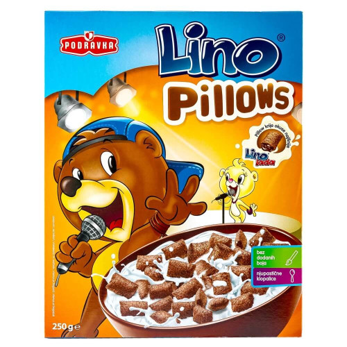 Lino Pillows mit Lino Lada Schokofüllung Podravka 250g