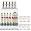 5x Soplica Szlachetna Wodka Edel Vodka 40% vol. 700ml + 6...