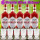 5x Soplica Pflaume Wodka Likör Sliwkowa Vodka 28% vol. 500ml + 6 Original Gläser