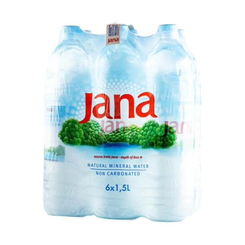 Jana Mineralwasser Wasser ohne Kohlensäure 1,5 L mit Mengenrabatt zzgl. 0,25 Eur Pfand