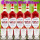 5x Soplica Erdbeer Likör Truskawkowa 28% vol. 500ml + 6 Original Gläser