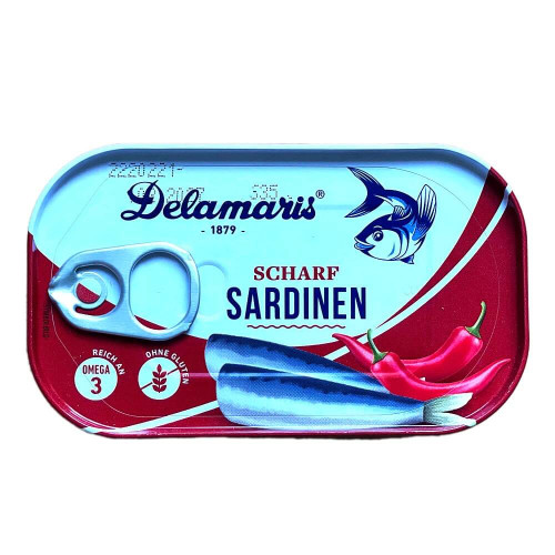 Delamaris Sardinen scharf 90g