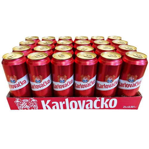 Karlovacko Pivo Bier aus Kroatien 0,5L Dose zzgl. 0,25 Eur Pfand