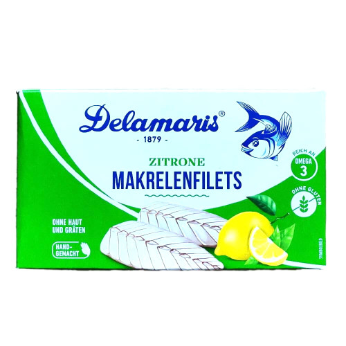 Delamaris Makrelenfilets Zitrone 125g