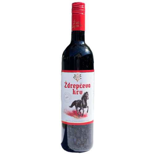 Zdrepceva krv Rotwein lieblich vinarija Coka 0,75 L