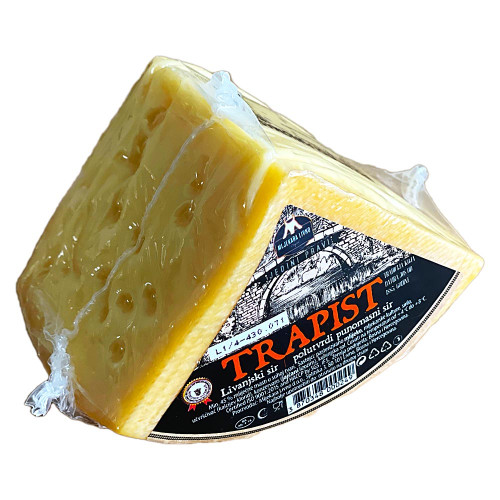 Livno Trapist Sir Käse mljekara Livno 1/4 Stück 640g