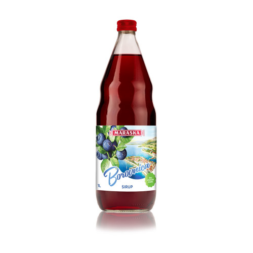 Maraska Fruchtsirup Blaubeer - Borovnica 1L