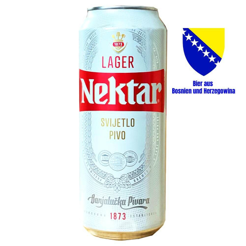 Nektar Lager svijetlo pivo Helles Lager Bier 0,5L  zzgl. 0,25 Eur Pfand