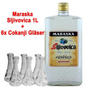 Sljivovica alter Sliwowitz 40%vol. Maraska 1,0L +6...