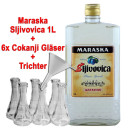 Sljivovica alter Sliwowitz 40%vol. Maraska 1,0L +6...