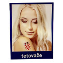 6x Tattoos Kroatien (3x Wappen + 3x Herz) Tetovaze