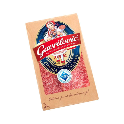 Gavrilovic Winter Salami geschnitten - Zimska Salama 80g