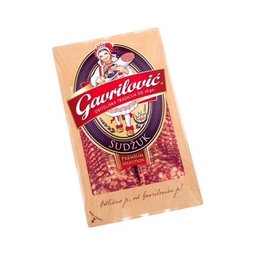 Gavrilovic Sudzuk geschnitten Rinderwurst 80g