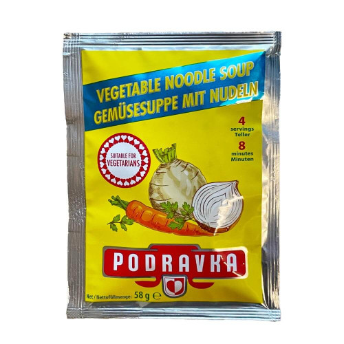 Gemüsesuppe mit Nudeln Podravka 58g