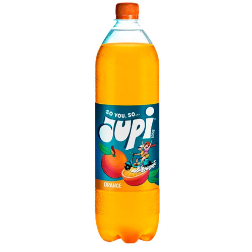 Jupi Orange – Sprudelnde Erfrischung mit Orangenflair 1,25L zzgl. 0,25 Eur Pfand