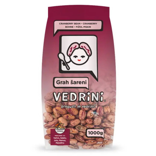 Bohnen Bunt Tresnjevac Sareni Grah Vedrini 1000g