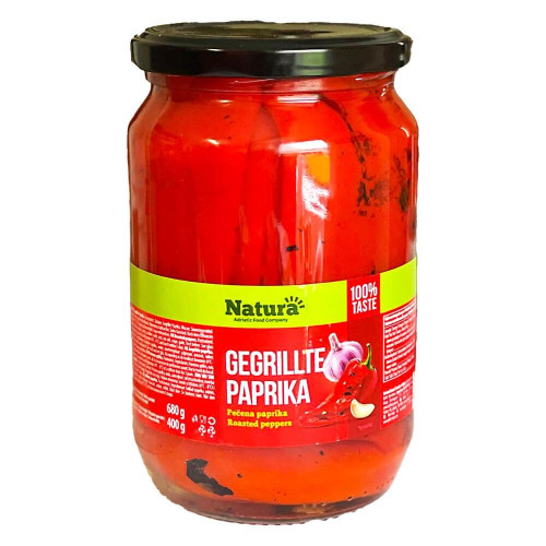 Natura gegrillte Paprika Pecena Paprika 680g