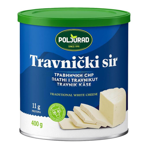 Travnicki sir Poljorad Travnik Käse in der Dose 400g