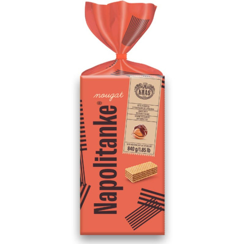Waffeln Napolitanke Kras mit Nougatfüllung 840g