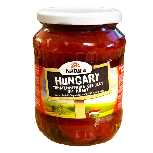 Natura Tomatenpaprika gefüllt mit Kraut 650g